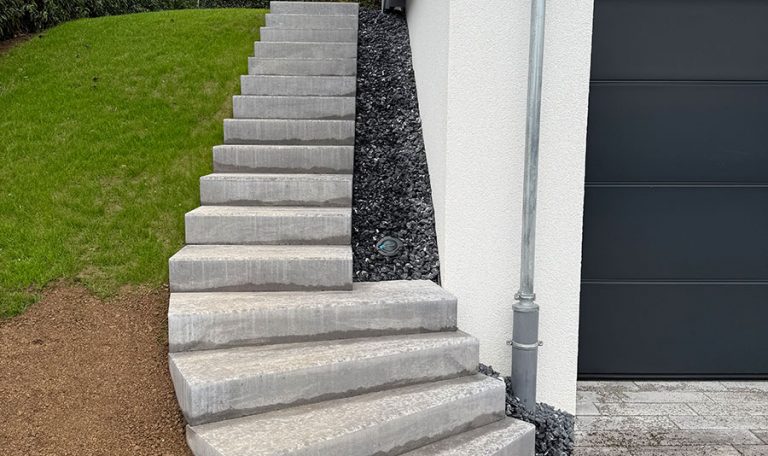 Anlegen von Treppenstufen